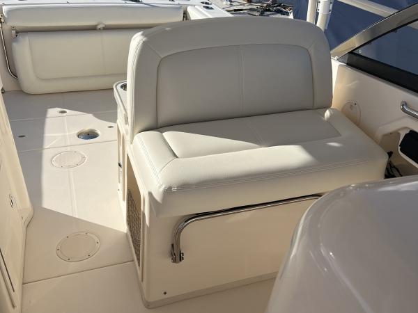 Grady-White twin-engine boat seating reupholstery — after, photo 5 of 9