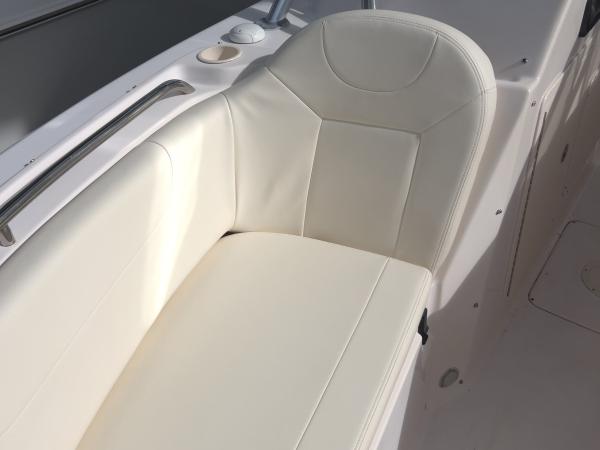 Grady-White dual console seat reupholstery — after, photo 9 of 13
