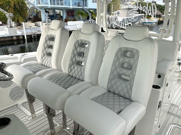HCB center console diamond-stitch upholstery — after, photo 7 of 15