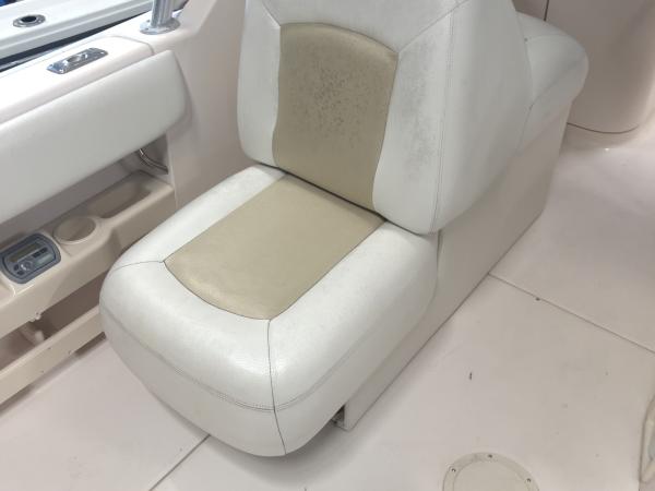 Grady-White dual console seat reupholstery — before, photo 8 of 19