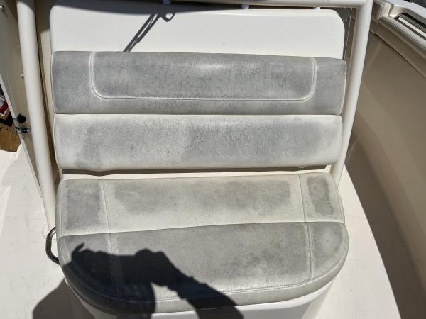 Grady-White center console reupholstery — before, photo 12 of 13