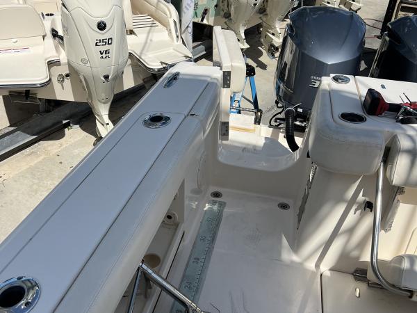 Grady-White center console reupholstery — before, photo 6 of 13