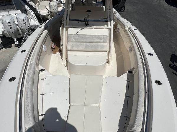 Grady-White center console reupholstery — before, photo 11 of 13