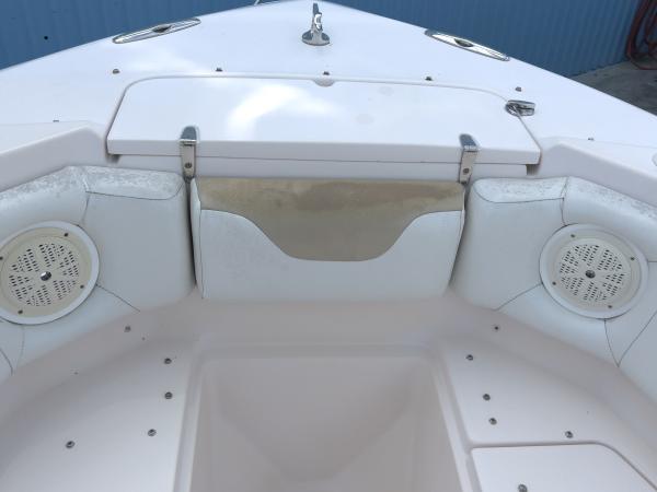 Grady-White dual console seat reupholstery — before, photo 13 of 19