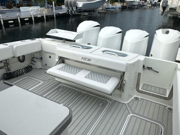HCB center console diamond-stitch upholstery — after, photo 9 of 15