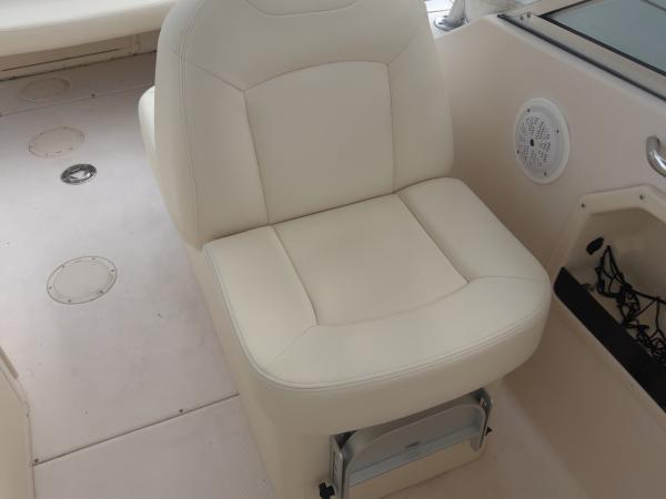 Grady-White dual console seat reupholstery — after, photo 4 of 13